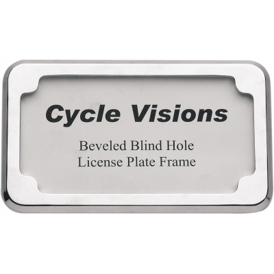 Marco para matrícula curvado CYCLE VISIONS CV-4615