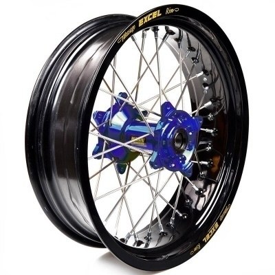 Rueda completa Haan Wheels aro negro 17-4,50 buje azul 1 26008/3/5 1 26008/3/5