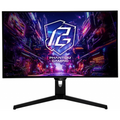 MONITOR ASROCK PGO27QFS,27,QHD (2560X1440),240HZ,1500:1,0.03MS,2HDMI+2DP,WIFI+3USB3.2+TYPE C,NEGRO
