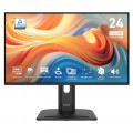Monitor MSI PRO MP245PG E14, 23,8 pulgadas, Full HD, IPS, 144 Hz, 1 ms MPRT, altura regulable, altavoces, HDMI, DisplayPort, negro