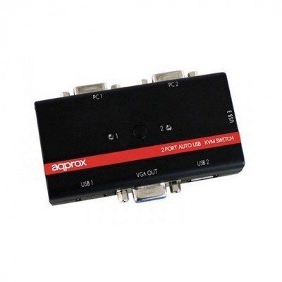 CONMUTADOR KVM 3XUSB + 2XVGA APPROX APPKVMUSB2PA2 3XUSB/2X