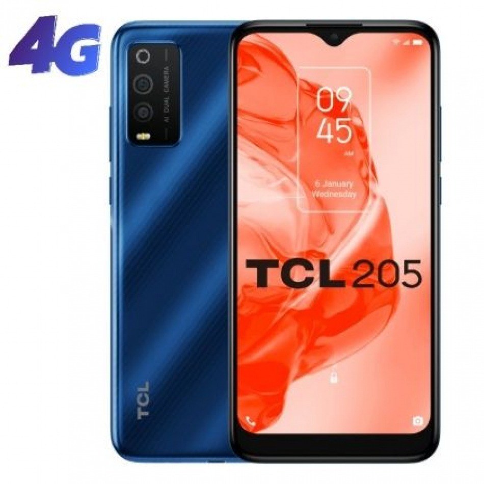 Smartphone TCL 205 2GB/ 32GB/ 6.22/ Azul Atlántico