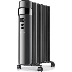 Radiador de aceite Taurus Agadir Connect 2000, 2.000 W, 9 elementos, modo Eco, WiFi, negro