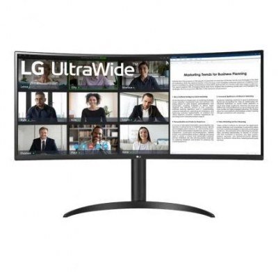 Monitor Profesional Ultrapanorámico LG 34WR55QC-B 34/ WQHD/ Negro