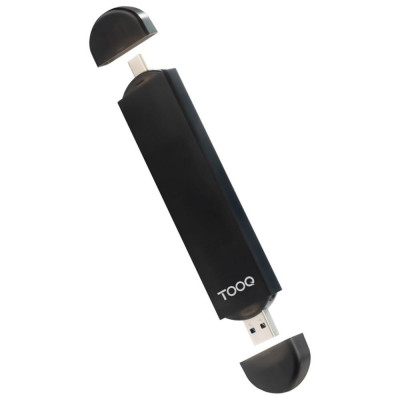 Carcasa disco duro tooq tqe - 2240b para ssd m.2 usb tipo c negra