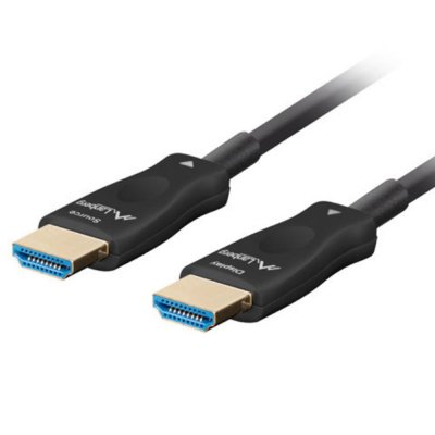 Cable hdmi lanberg v2.1 m - m optico activo 8k 60hz 100m negro