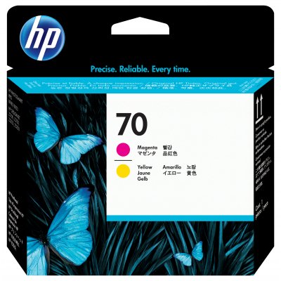 CABEZAL MAGENTA Y AMARILLO HP 70