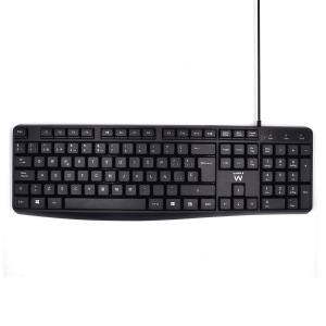 Ewent EW3001 Teclado Escritura Silenciosa USB