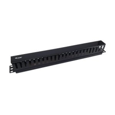 PANEL DE GESTION DE CABLES PARA RACK 19 COLOR PLASTICO NEGRO EQUIP 327314