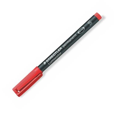 Rotulador Permanente Staedtler Lumocolor 313/ 0.4mm/ Rojo