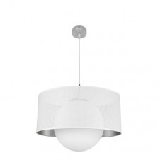 Colgante Cosmico 1xe27 Niquel/blanco-plata Regx50x50 Cm