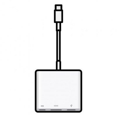 Adaptador usb-c digital Av Multiport Macbook v3 MW5M3ZM/A