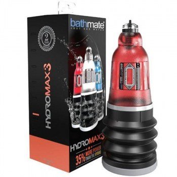 Bomba para el Pene Hydromax3 Rojo