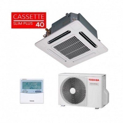 Aire acondicionado Toshiba Compact Cassette Slim Inverter Plus 40 60x60 de 3,6 Kw