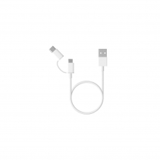 Xiaomi Mi 2-in-1 USB Cable (Micro USB to Type C) 100cm cable USB 1 m USB 2.0 USB A Micro-USB B Blanco