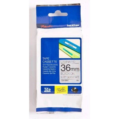 CINTA ROTULADORA PLATA / NEGRO36