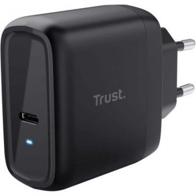 Cargador de Pared Trust / 1xUSB Tipo-C/ 65W