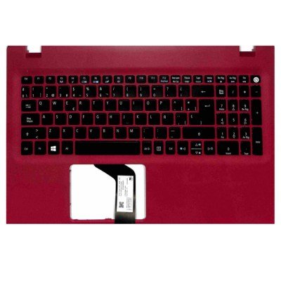 Top case + Teclado compatible para portátil ACER E5-522 / E5-573 Rojo 6B.MVSN7.022
