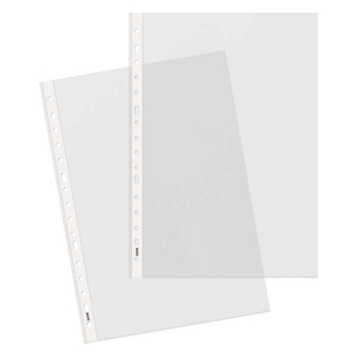 Dohe 100 Fundas Multitaladro en Polipropileno Piel de Naranja - 16 Perforaciones - Resistente y Duradero
