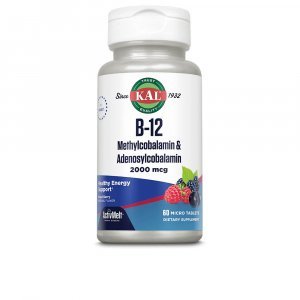 B12 METHYLCOBALAMIN & ADENOSYLCOBALAMIN 2000 mg comprimidos 60 u