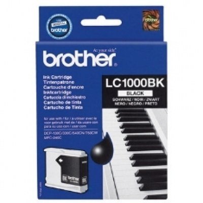 Cartucho tinta brother lc1000bk negro 500 paginas fax1360 - 1560 - mfc - 3360c - mfc - 5860cn - dcp - 350c