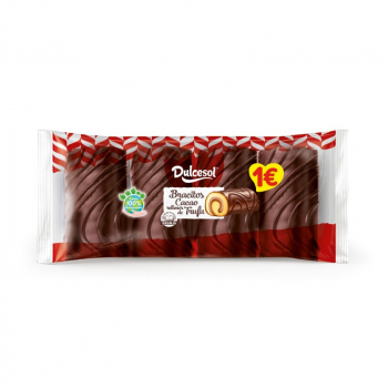Dulcesol Bracitos Cacao Rellenos de Trufa 4U 140Grs