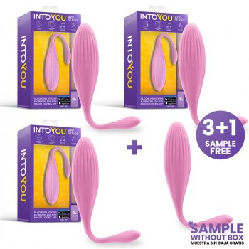 Pack 3 + Muestra Huevo Vibrador con Bolas Internas y Rotación y APP