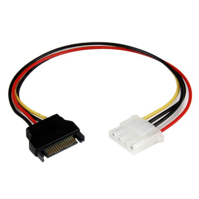 Cable de 30cm Adaptador de Alimentación SATA a LP4 - Hembra a Macho