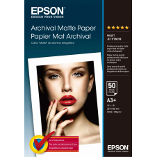 Papel Epson Archival Matte Paper, DIN A3+, 189 g/m², 50 hojas C13S041340