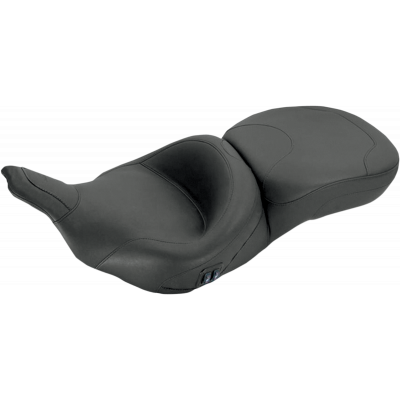 Asiento 2-Up Touring calefactado de una pieza en vinilo MUSTANG 76653