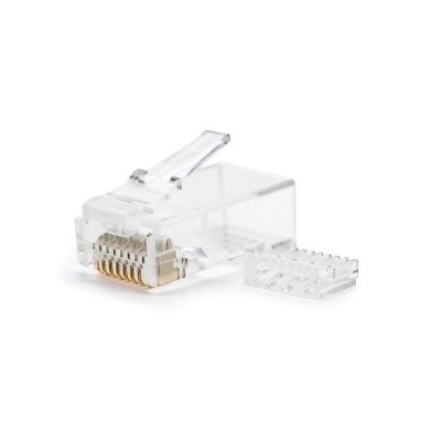 Conector RJ45 UTP Cat6 con GUIA (100uds) NANOCABLE