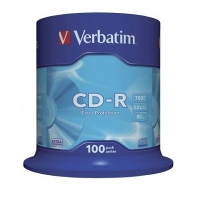 CD-R Verbatim Datalife 52X/ TarrinA100uds
