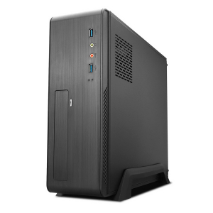 Tooq Caja slim M-ATX/mini ITX 500W USB3.0 Lector de tarjetas con sistema pasacables