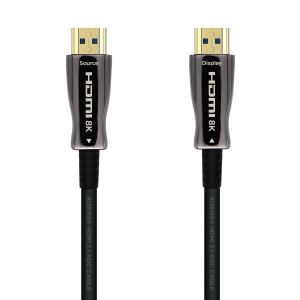 Aisens - Cable Hdmi V2.1 AOC Ultra Alta Velocidad / Hec 8K@60Hz 4K@120Hz 4:4:4 48Gbps, A/M-A/M, Negro, 20M