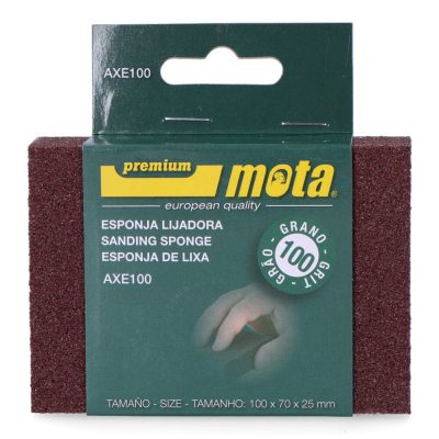 Lija de esponja alumina grano 100 axe100 mota