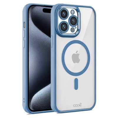 COOL funda para teléfono móvil 15,5 cm (6.1) Azul, Transparente