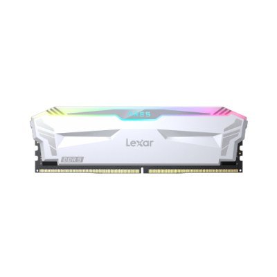 MODULO MEMORIA RAM DDR5 32GB 2X16GB 6400MHZ LEXAR ARES WHIT