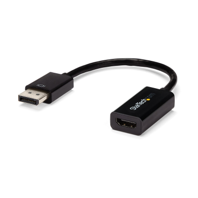 Conversor de Vídeo DisplayPort a HDMI con Audio – Adaptador Activo DP 1.2 para Ordenadores de Sobremesa/Laptops – 4K @ 30Hz