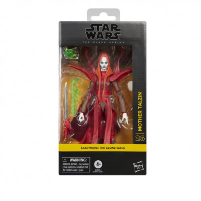 Figura hasbro star wars the clone wars the black series mother talzin