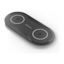 Estación Carga AISENS Qi 2en1 Usb-C (ASCH-15W2WC060-BK)