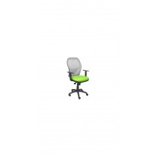 SILLA JORQUERA MALLA GRIS ASIENTO BALI VERDE PISTACHO 15SGRBALI22