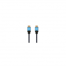 CABLE AISENS HDMI MACHO A HDMI MACHO 0.5M CERTIFICADO 4K HDR 60HZ PREMIUM NEGRO AZUL A120-0355
