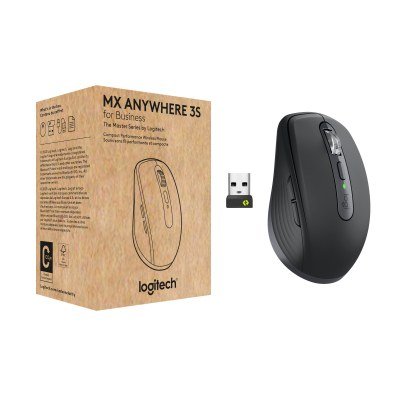 Logitech - MX Anywhere 3S for Business ratón RF Wireless + Bluetooth Laser 8000 DPI