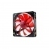 Ventilador Caja Nox Cool Fan Led 120Mm Negro Led Rojo