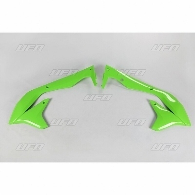 Paneles laterales radiador UFO verde Kawasaki KX450F KA04736#026