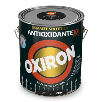 Esmalte sintético metálico antioxidante oxiron negro forja 250ml titan 5809029