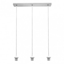 Armazón Regleta Nia 3xe27 Cromo Regx60x6cm