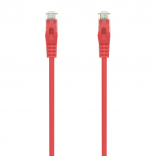AISENS Cable de Red Latiguillo RJ45 LSZH Cat.6A 500 Mhz UTP AWG24, Rojo, 3.0M