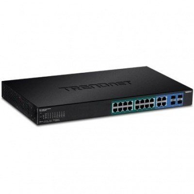 Switch Gestionable TRENDnet TPE-1620WSF 20 Puertos/ RJ-45 Gigabit 10/100/1000 PoE/ SFP