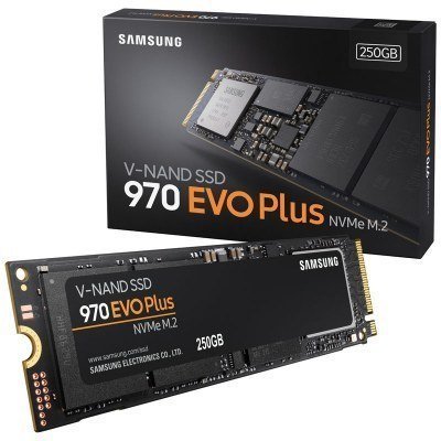 Disco duro interno solido ssd samsung mz - v7s250bw - 970 evo plus - 250gb - m.2 nvme